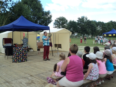 spectacle de magie pour fête de village